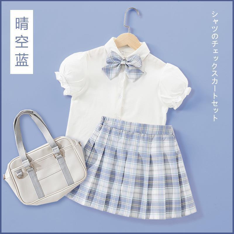 jk日系10岁小学生夏季裙子校服图片