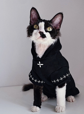 SPHYNX PLANET 无毛猫斯芬克斯德文猫衣服秋冬保暖新款猫咪衣服