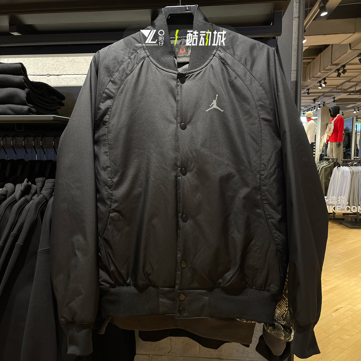 专柜正品Jordan男子休闲防风夹克