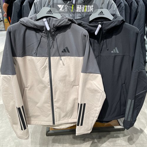 阿迪达斯男子加绒保暖冲锋衣外套