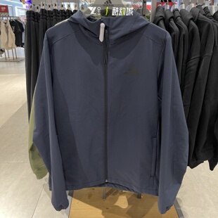 adidas阿迪达斯官方正品防风外套男子秋季梭织运动训练夹克KF5223