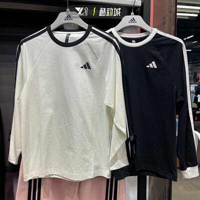 阿迪达斯三叶草女子运动长袖T恤