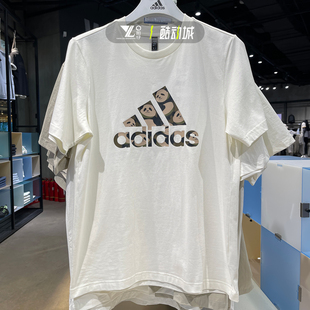 JI6840 T恤 ADIDAS阿迪达斯男子半袖 运动训练休闲宽松圆领透气短袖