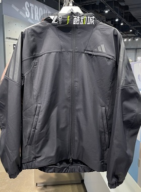 adidas阿迪达斯正品秋冬外套男子加绒保暖防风运动训练夹克KA1307