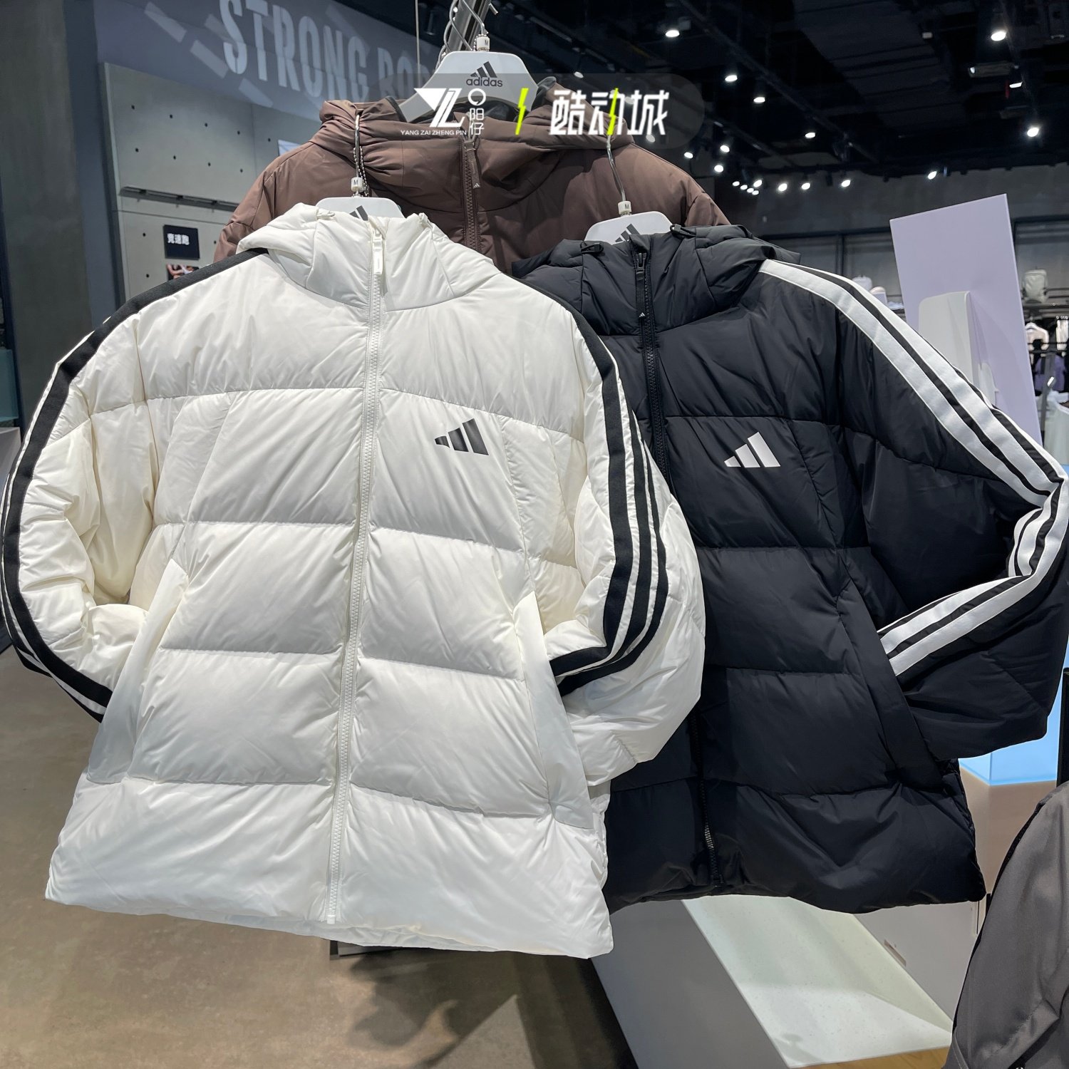 阿迪达斯羽绒服外套男装冬季新款