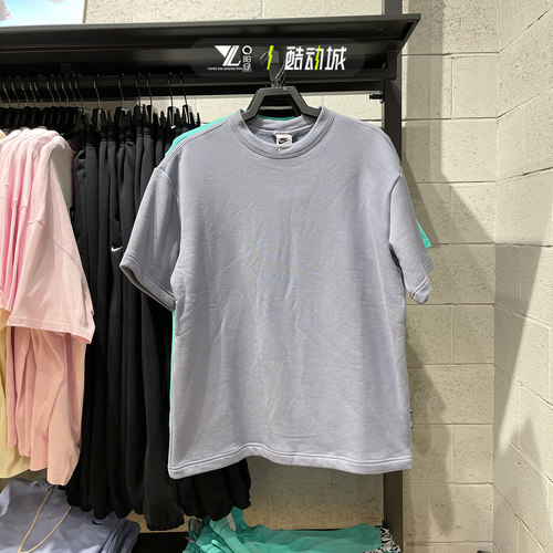 耐克男子圆领纯棉宽松透气半袖