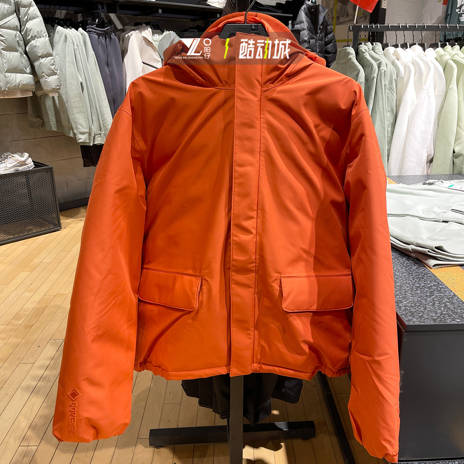 专柜正品耐克男子户外运动棉衣