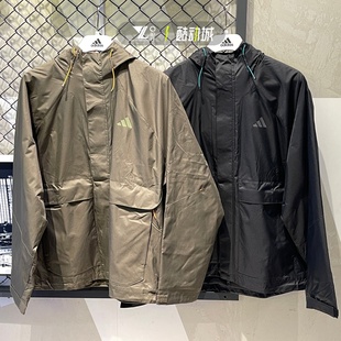 adidas阿迪达斯正品春季外套男子户外防风保暖夹克KR2494 KR2493