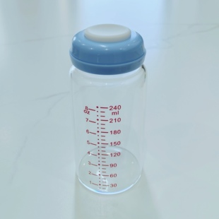 孕产妇宽口径240ml玻璃储存瓶储奶瓶储存杯可接冷藏吸奶器耐高温