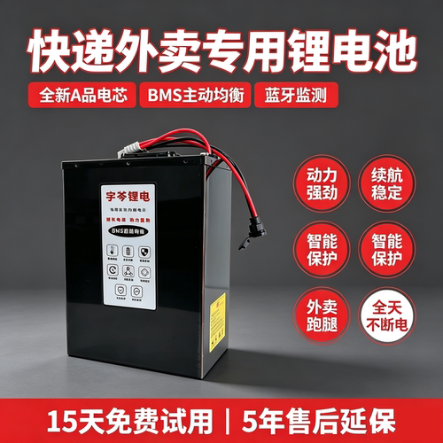 宁德电动车锂电池A品电芯48V60V72V电动二三轮车大容量电瓶蓄电瓶