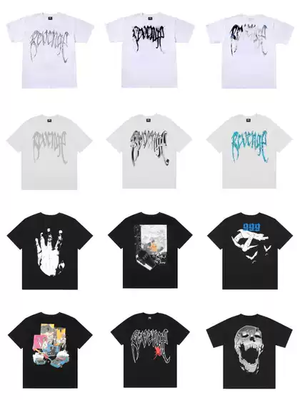 American Trendy Brand Revenge Mickey Couple Short-Sleeved Cleanfit Men's Xxxtentacion Summer T-Shirt for Women
