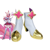 英雄联盟星之守护者阿狸cos鞋 手工制作定制cosplay道具鞋