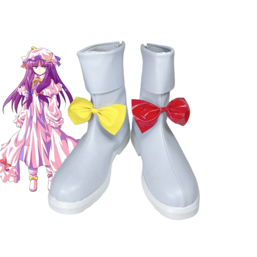 cosplay鞋靴子东方project 帕秋莉诺蕾姬cos鞋定做动漫鞋定制