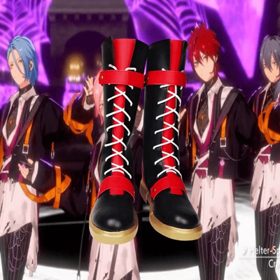 偶像梦幻祭ALKALOID歌曲MV VERMILION COS鞋定做