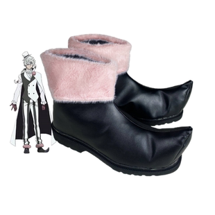 文豪野犬尼古拉 果戈里粉色毛 cos鞋cosplay鞋定制