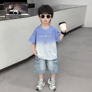 男童夏装短袖套装2026新款2一3岁中小童夏季t恤痞帅炸街男宝衣服