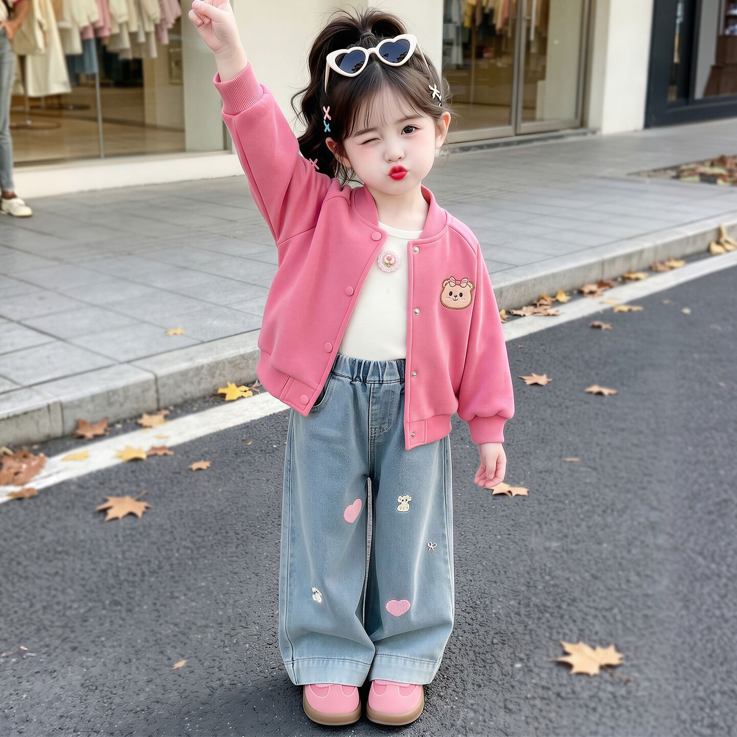 女童外套2026秋装新款宝宝小女孩春秋女宝薄款秋季早秋儿童棒球服图片