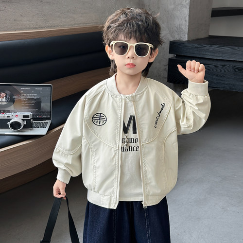 男童秋装外套2026新款儿童棒球服春秋款中小童秋季夹克上衣洋气潮