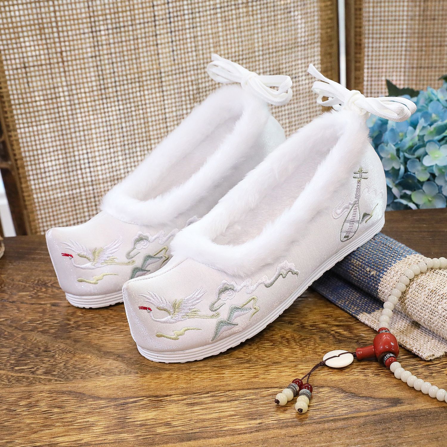 毛口内增高弓鞋汉服古风