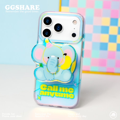 寄居蟹原创大象磁吸手机壳高级感