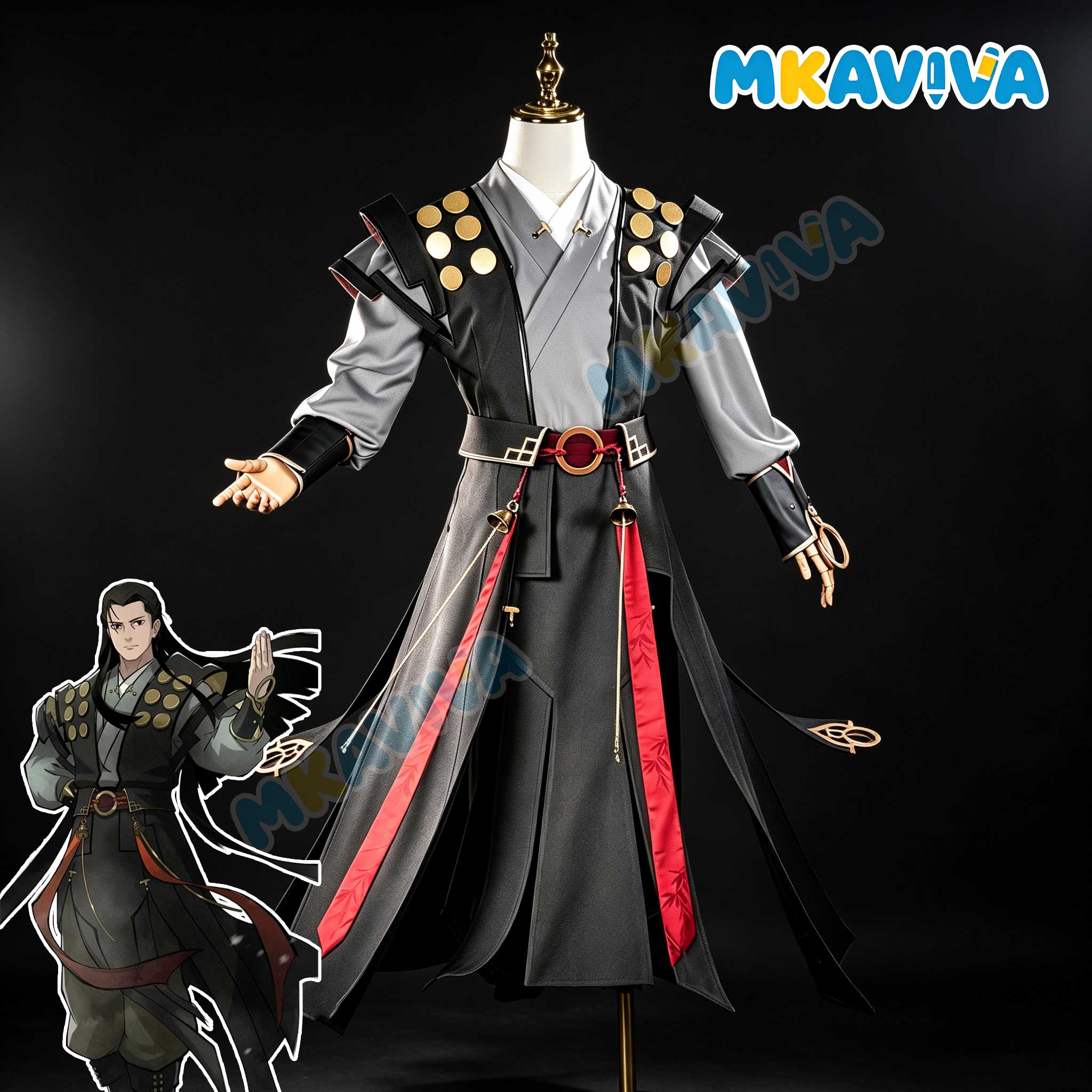 火影忍者手游cos侠隐江湖千手Cosplay男装/