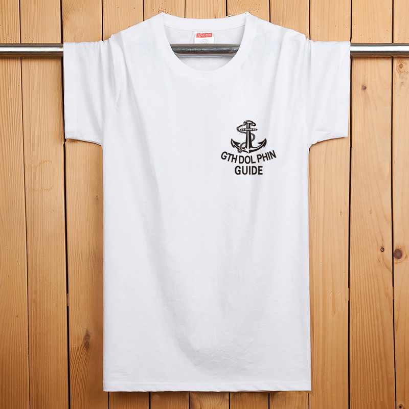 纯棉薄款圆领汗衫肥佬短袖t