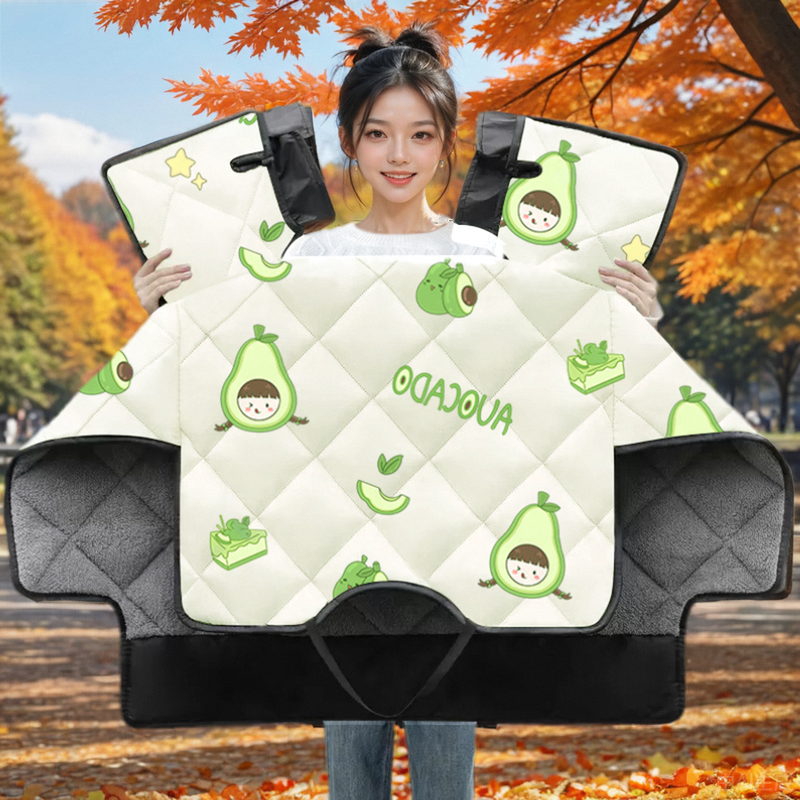 专用绿源NEO1电动车冬季挡风被