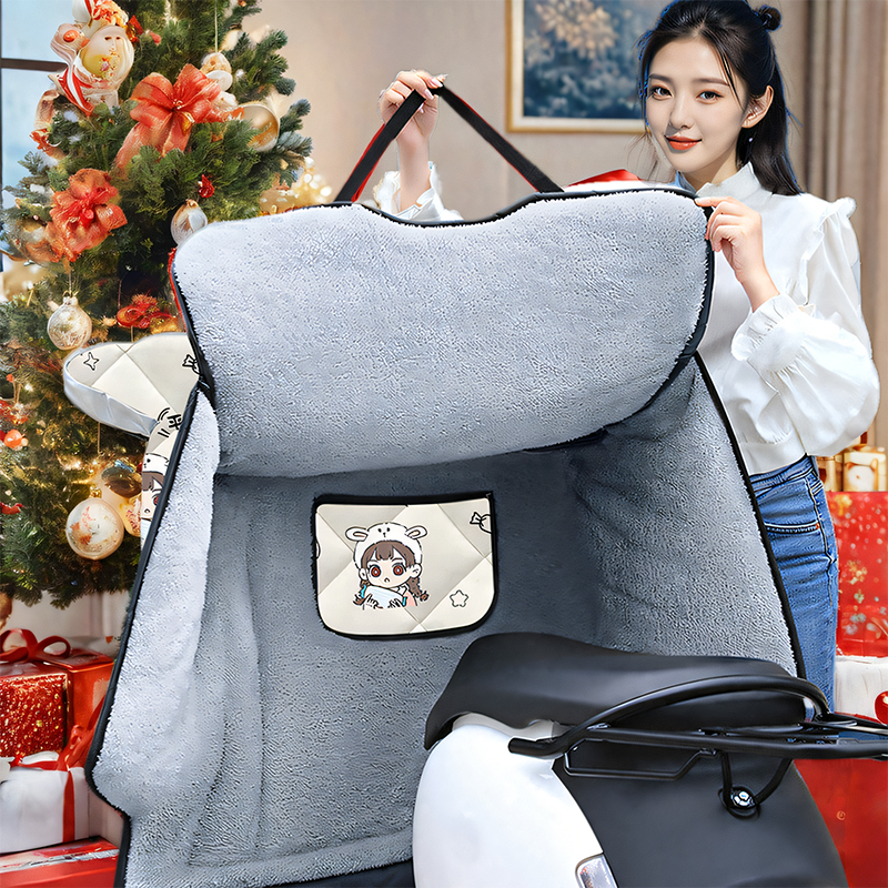 雅迪冠能6代B60电动车冬季挡风被