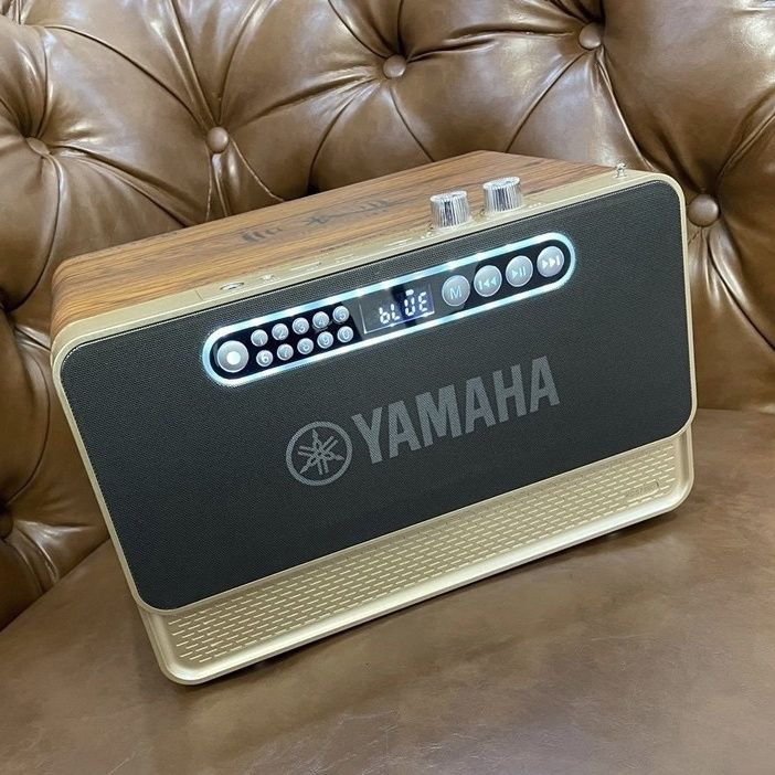 全新Yamaha雅马哈木质充电无线蓝牙音箱家用户外K专用大音量音响