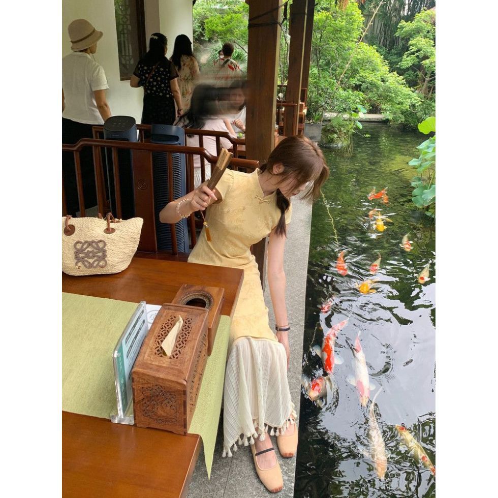 自制小个子夏季裙子女新中式日常