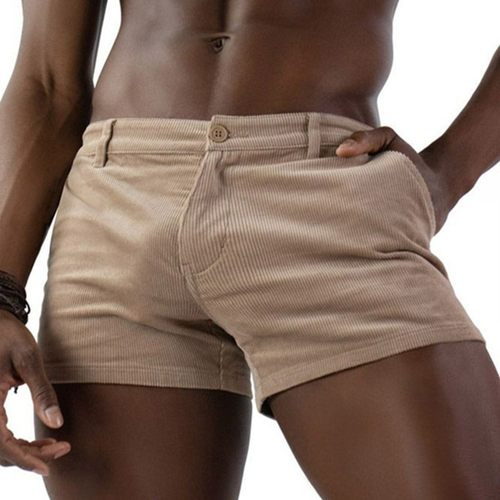 疯狂肌肉短裤男四分裤潮男性感超短裤男士休闲中裤沙滩裤欧美