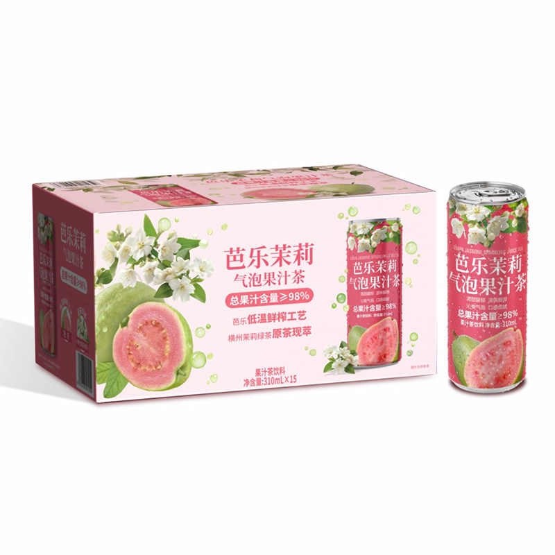 山姆代购芭乐茉莉气泡果汁茶