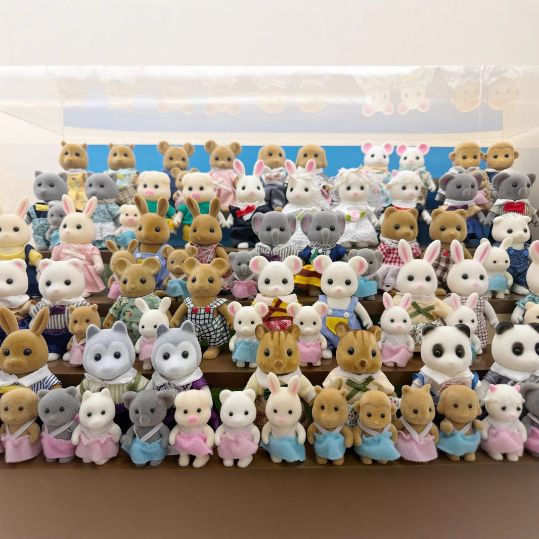 跨境森贝尔动物家族过家家玩具