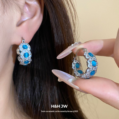 2026新款爆款韩国通勤百搭个性时尚耳环轻奢高级感气质小众耳扣女