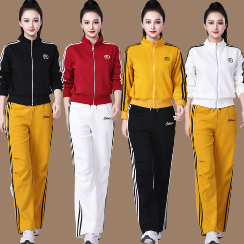 广场舞服装新款套装秋冬外套休闲户外曳步舞运动健身操跳舞蹈衣服