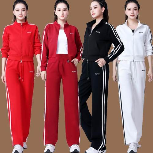 杨丽萍广场舞曳步舞宽松运动套装