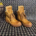 Caramel Color + Crocodile Pattern