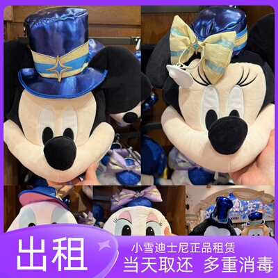 出租上海迪士尼10岁生日米奇米妮高飞黛西唐老鸭帽子头套情侣拍照