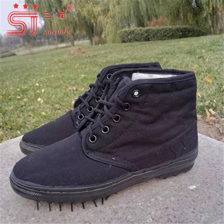 3520黑色87辅助棉鞋保暖布棉鞋