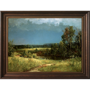 Ivan Shishkin 饰画客厅挂画 外油画风景写实希施金装