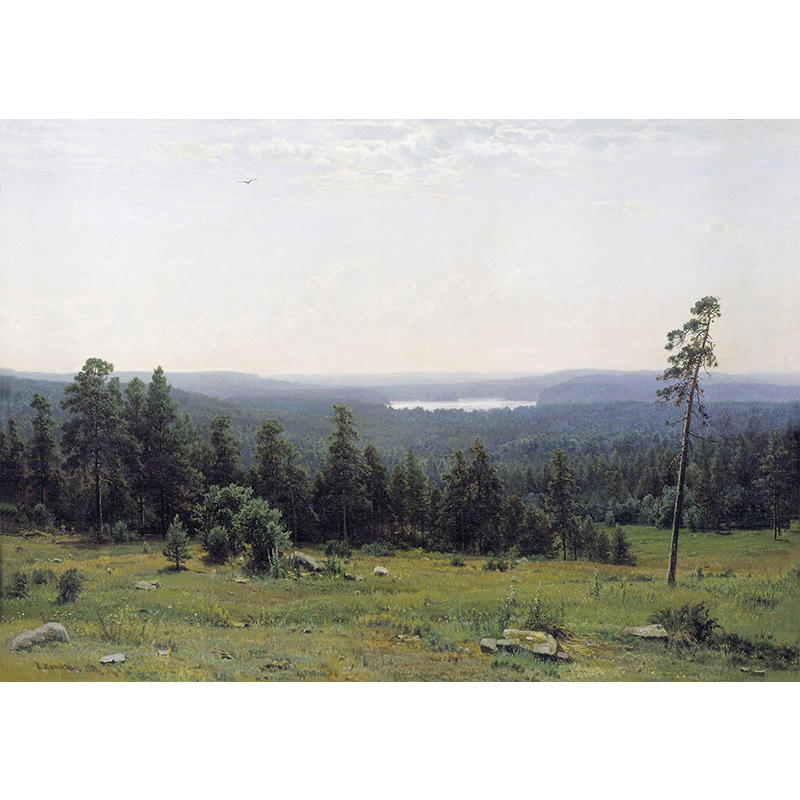 国外油画风景写实希施金装饰画客厅挂画 Ivan Shishkin 29图片