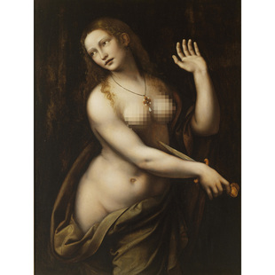 詹皮特里诺 卢克丽霞人物油画世界名画民宿酒店卧室玄关挂画微喷