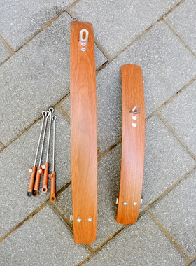 复古挡泥板国布适用大行D5自行车20寸折叠16寸D7挡水板加长泥瓦