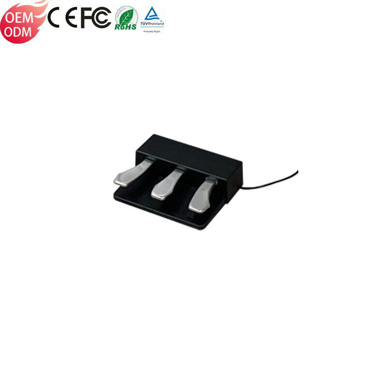 电子琴电钢琴通用延音踏板手卷钢琴键盘合成器金属钢琴脚踏板