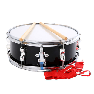 学生鼓高档型 队鼓 厂家供应13英寸14寸黑色小军鼓 双音鼓
