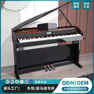 厂家直供88键家用专业考级演出教学重锤数码 三角电子钢琴