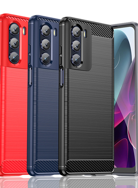适用Moto edge S30全包手机壳TPU软壳摩托罗拉edge电话X30拉丝磨砂s30pro防摔散热x30pro保护套简约商务