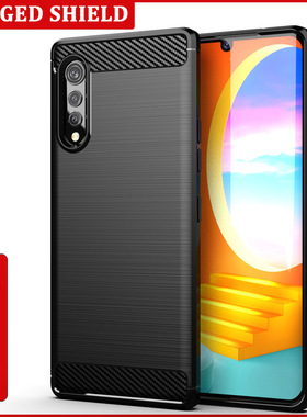 适用LG Velvet手机壳LM-G910EMW拉丝纹保护套G900EMW全包边防摔防滑纯色简约软壳