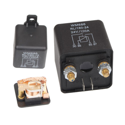 继电器12V4脚200A直流大功率汽车