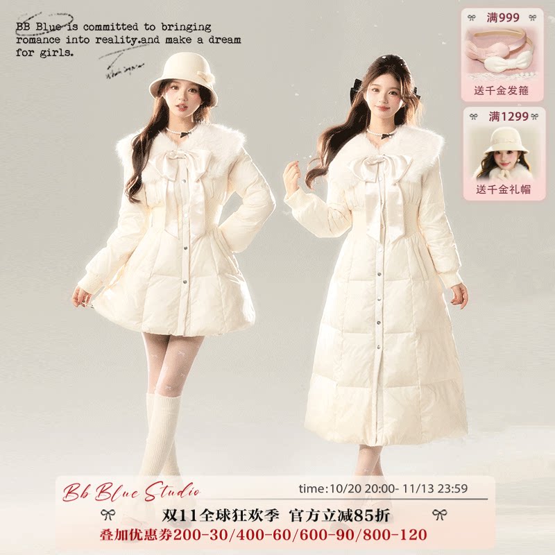 2024年新款冬季中长款羽绒服
